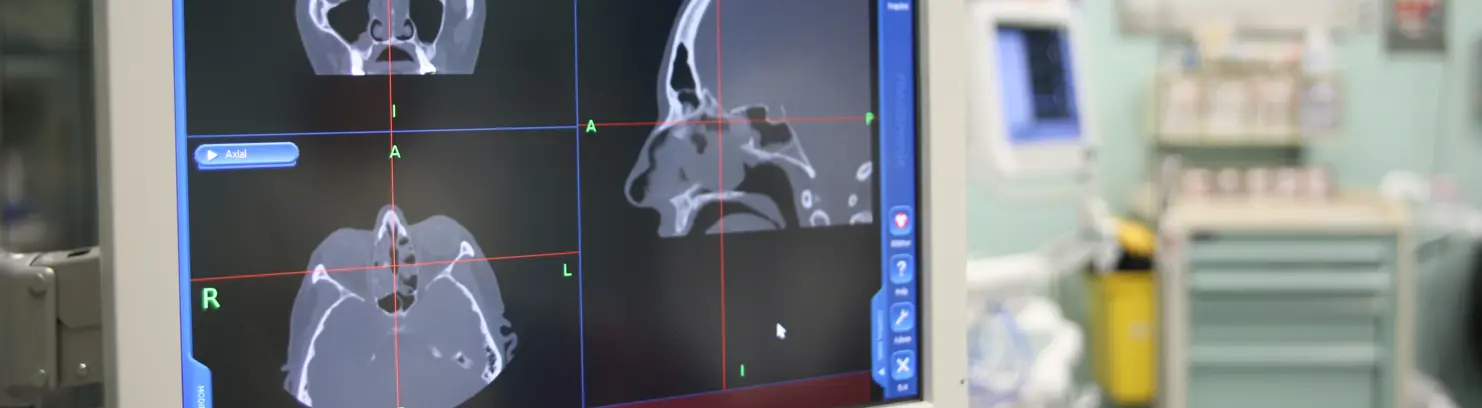 ENT results visualized and analyzed on the screen