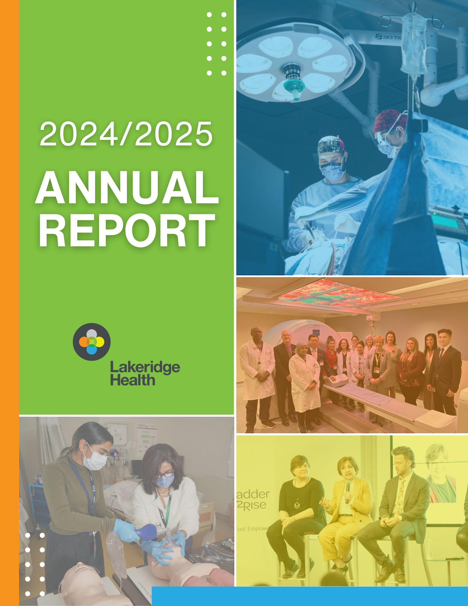 Collage of Annual Report 2024-2025 poster